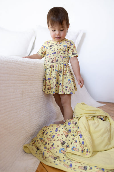 Winnie the Pooh Triple Layered Quilted Blanket