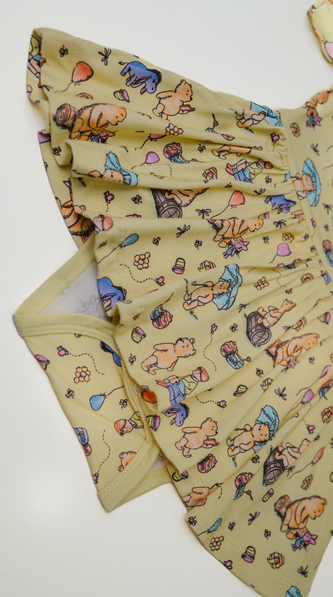 Winnie the Pooh Girl- Twirl Bodysuit