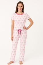 Womens Straight PJ Set