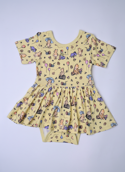 Winnie the Pooh Girl- Twirl Bodysuit