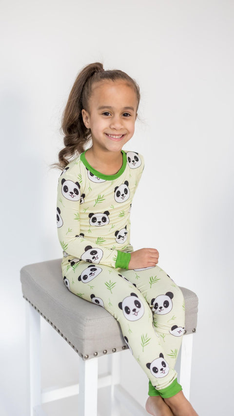 Panda Paws Two-Piece PJs
