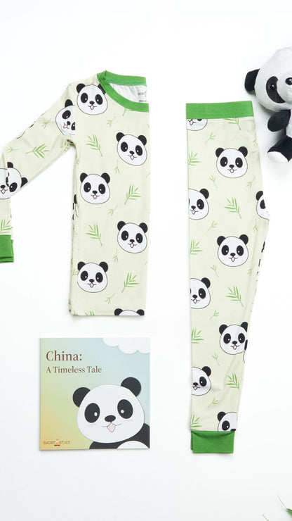 Panda Paws Two-Piece PJs
