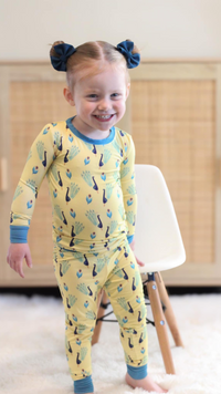 Peacock Paradise Two-Piece PJs