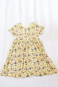 Winnie-the-Pooh Girl- Twirl Dress