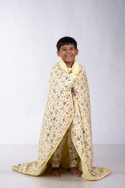 Winnie the Pooh Triple Layered Quilted Blanket