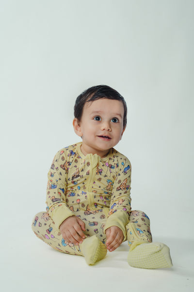 Winnie the Pooh Long Sleeve Zippy