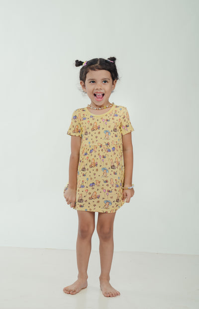 Winnie the Pooh Girl- Twirl Dress