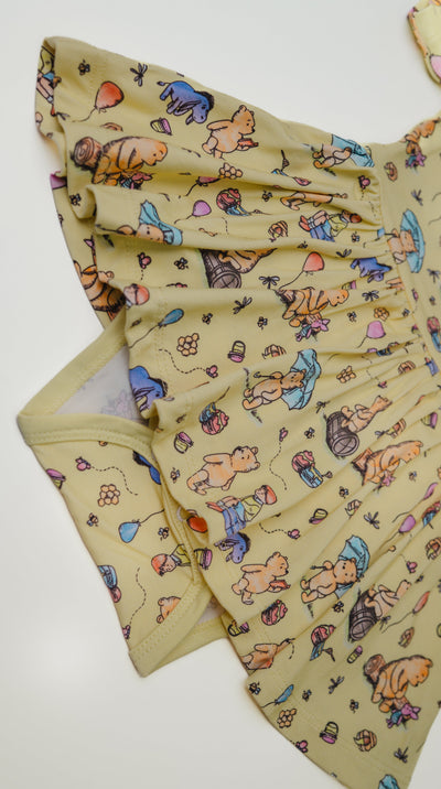 Winnie the Pooh Girl- Twirl Bodysuit