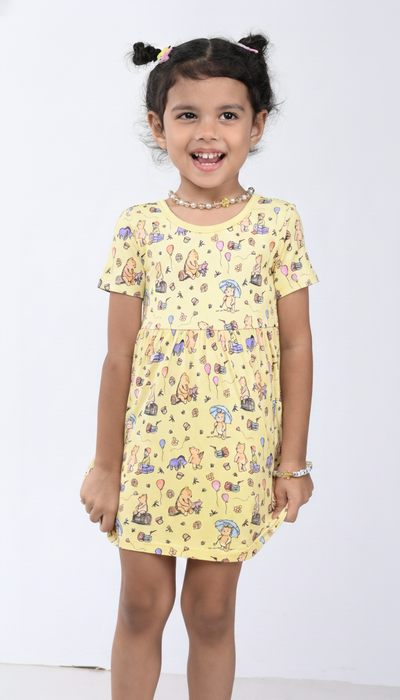 Winnie the Pooh Girl- Twirl Dress